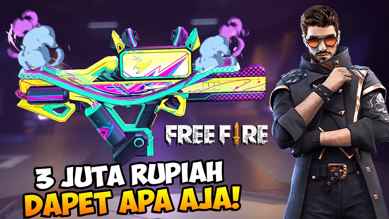 AKU TOP UP 3 JUTA SEMOGA DAPET GROZA POP DAN ITEM DEWA LAINNYA! Free Fire