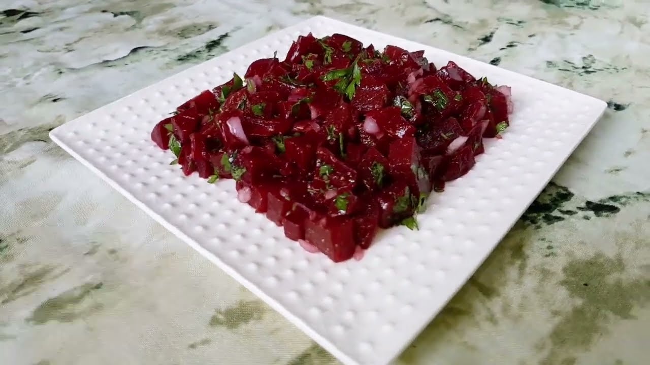 شلاضة الباربا المغربية سلطة الشمندر بطريقة لذيذة جدا 😋 chlada b barba