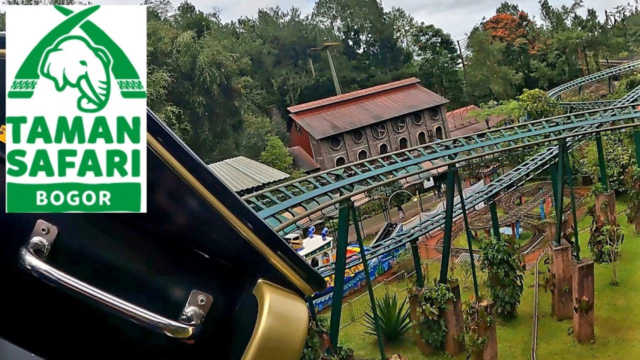 POV Mining Coaster Wahana Mini Roller Coater Di Taman Safari Bogor Jawa Barat