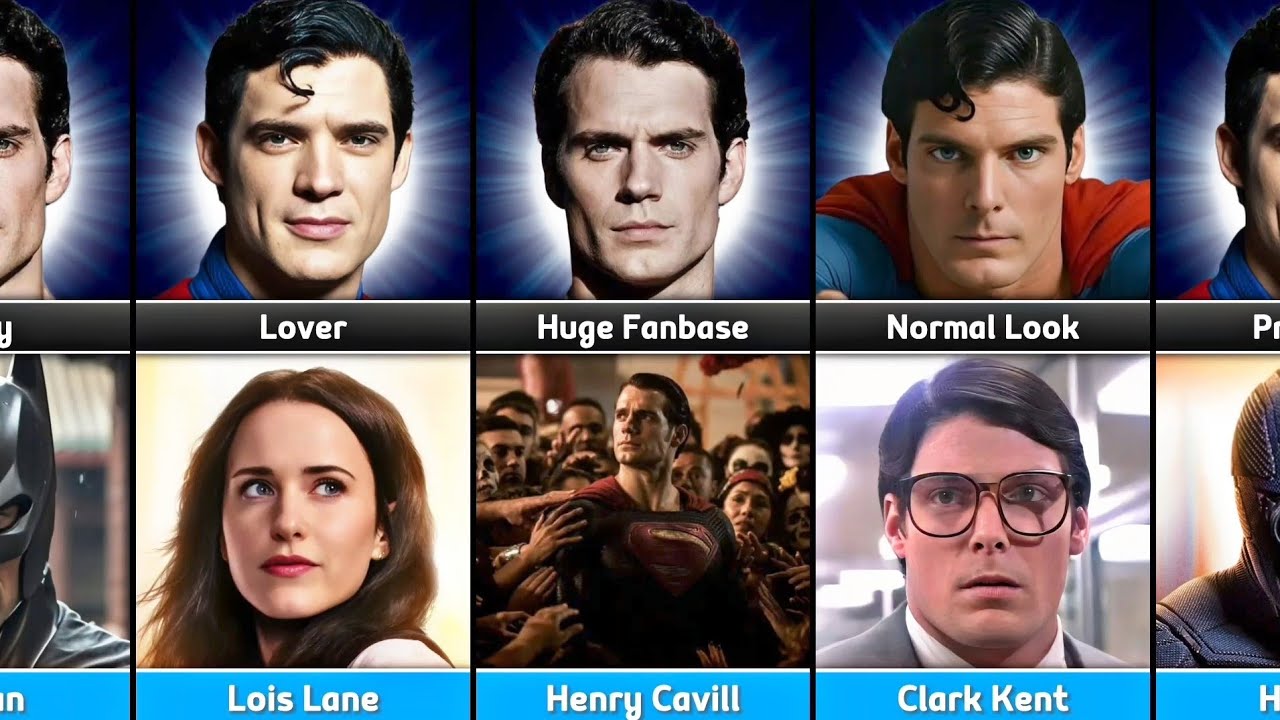 Superman Comparison: David Corenswet Vs Henry Cavill Vs Christopher Reeve
