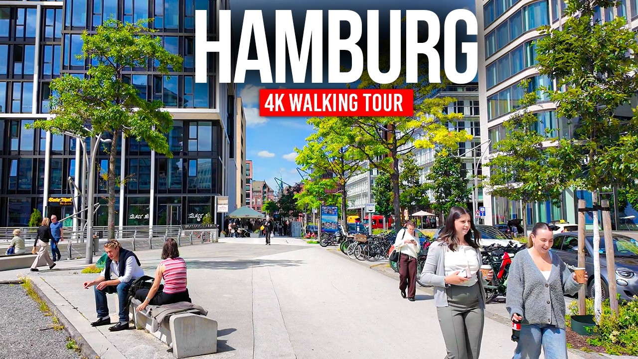HAMBURG, Germany 🇩🇪 Germany&rsquo;s Wealthiest Waterfront? | 4K Walking Tour