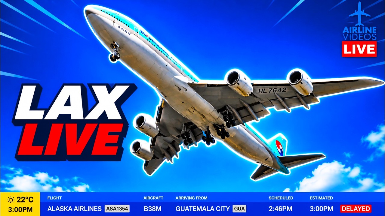 🔴LIVE LOS ANGELES (LAX) AIRPORT ACTION! (March 24th, 2026)
