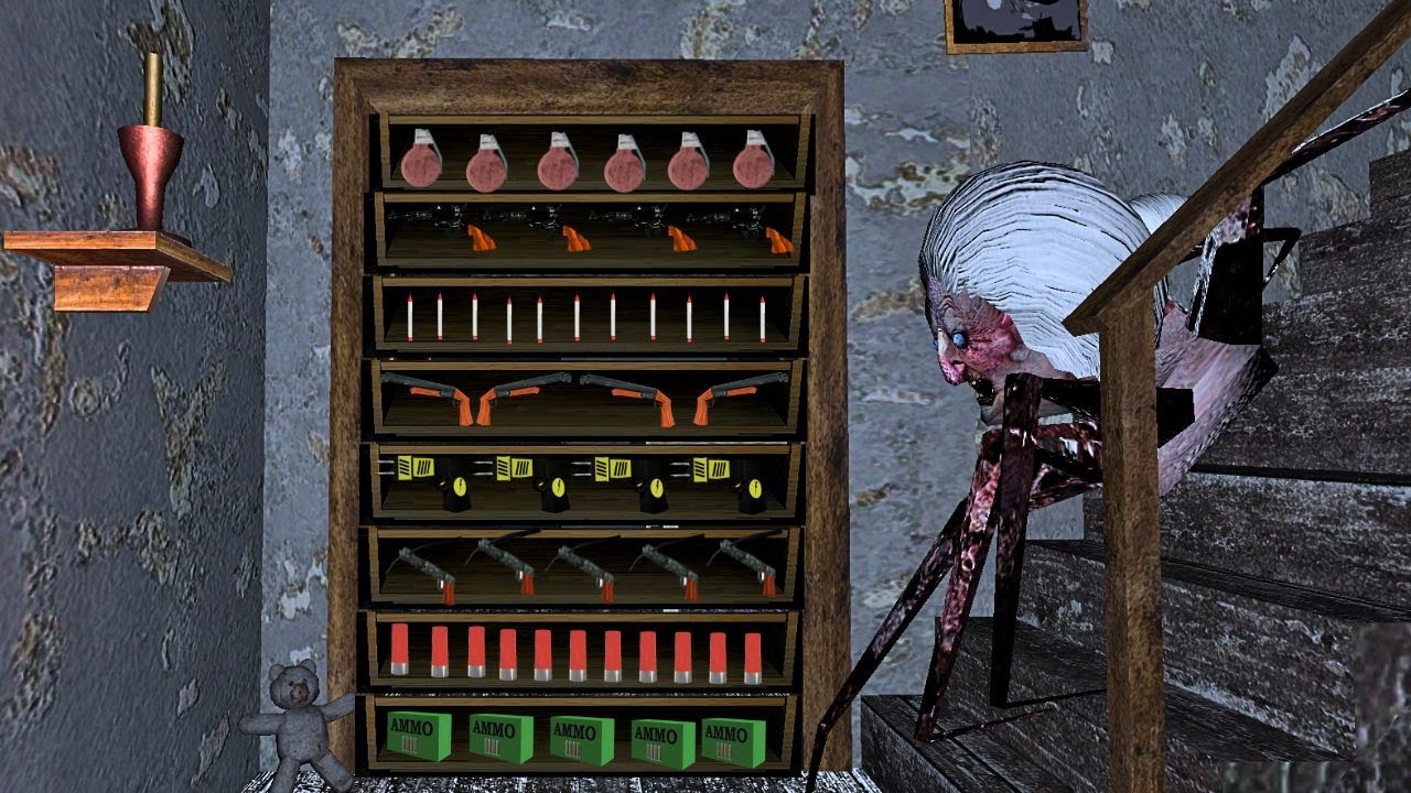 Granny XIC Remake (PC) All Weapon Test On Anglena Spider - Full Gameplay 