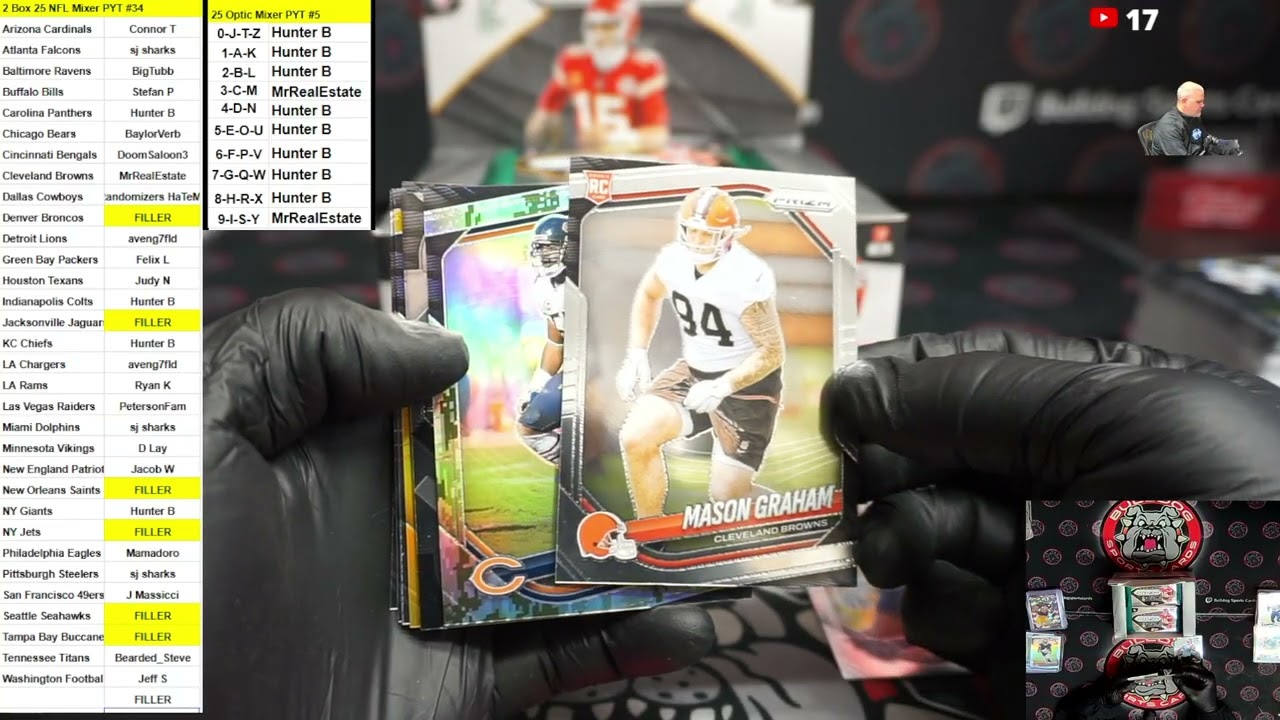 2 Box 2025 NFL Mixer PYT #34