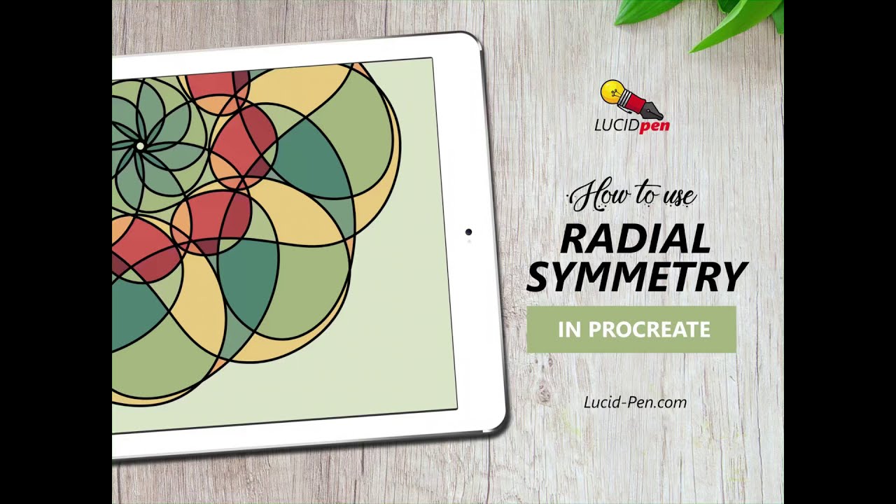 How to use Radial Symmetry in Procreate