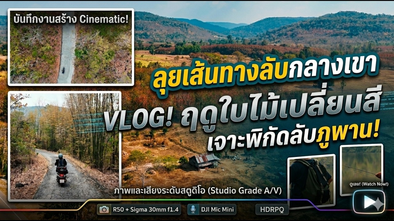 เที่ยว ฤดูใบไม้เปลี่ยนสี ที่บ้านวังทอง หมู่บ้านเล็กๆท่ามกลางเทือกเขาภูพาน