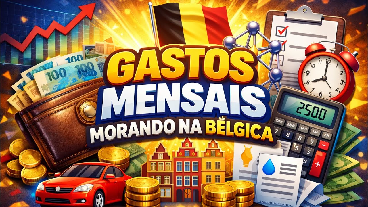 MEU CUSTO DE VIDA REAL MORANDO NA BÉLGICA 🇧🇪 