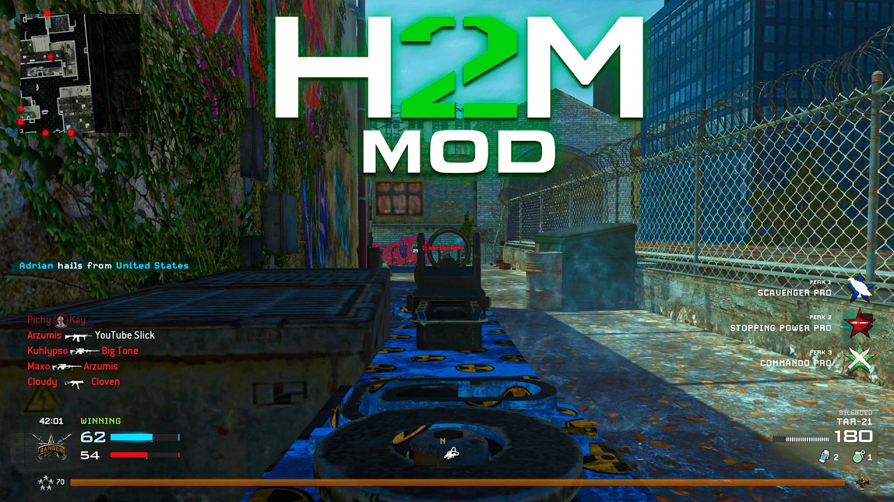 MODERN WARFARE 2 REMASTERED - H2M MOD - MULTIPLAYER GAMEPLAY 2024