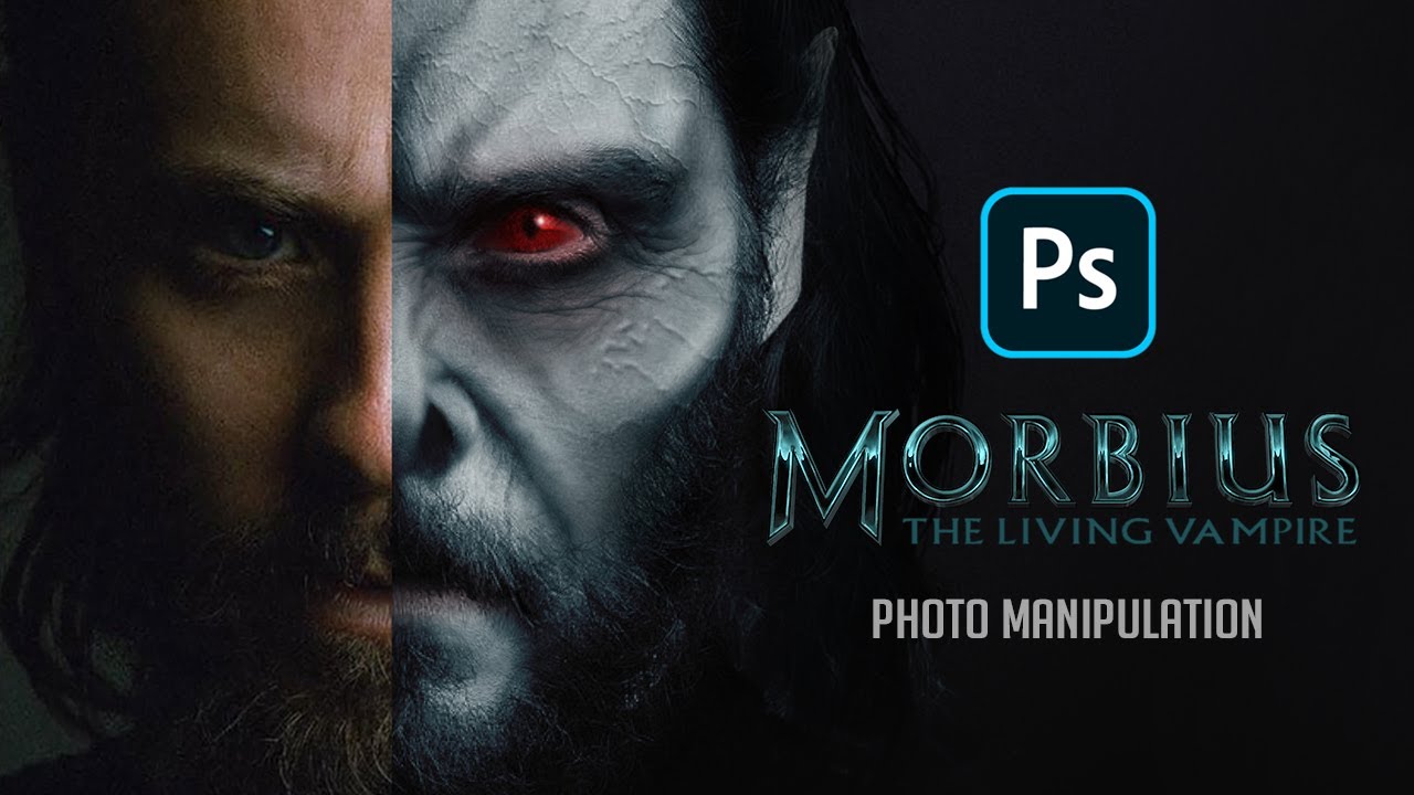 Editing Jared Leto as Morbius in Photoshop