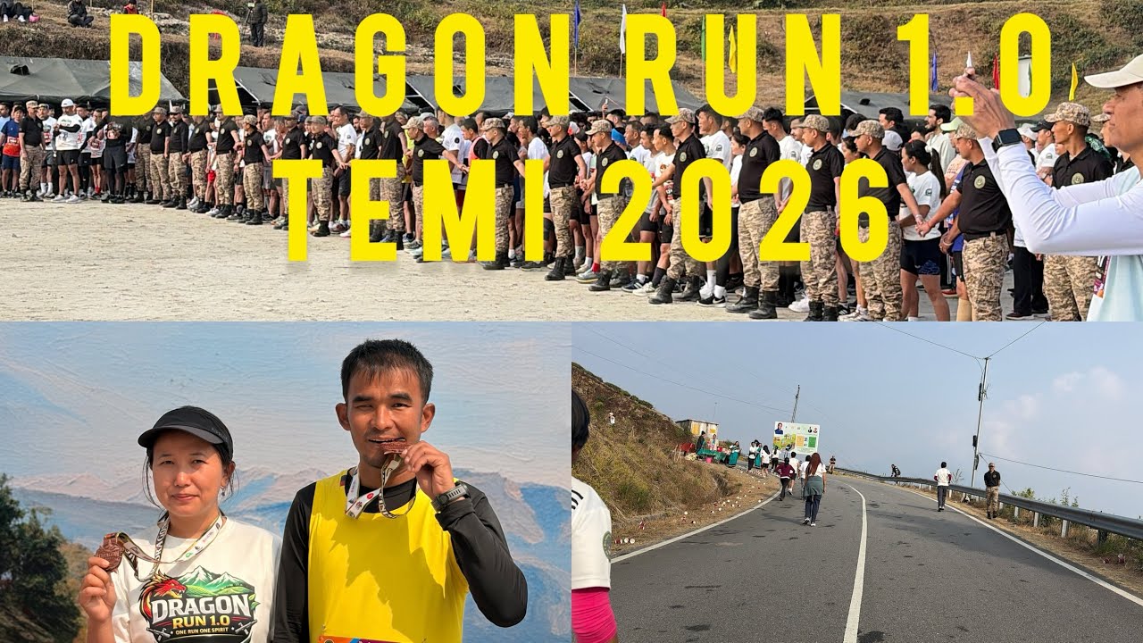 Dragon Run 1.0 II Fantastic Running Event at Temi, Sikkim II Sarad Gurung II 2026..