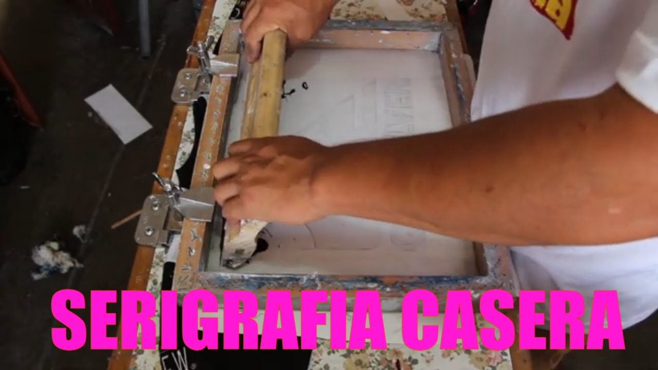 ESTAMPADO de POLOS *SERIGRAFIA CASERA* # 2 (con hoja bond)