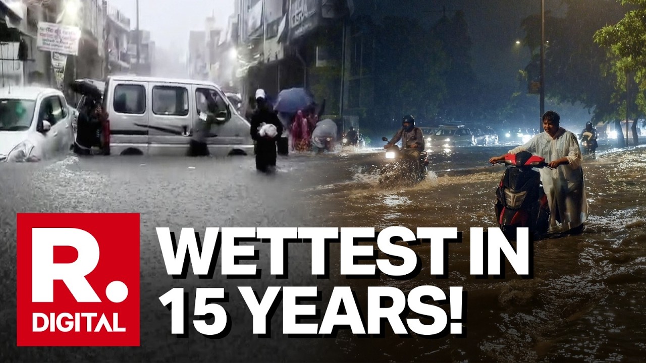 15-Year Record BROKEN! Heavy Rainfall Drowns Delhi-NCR, 127mm Rain Received In 7 Days
