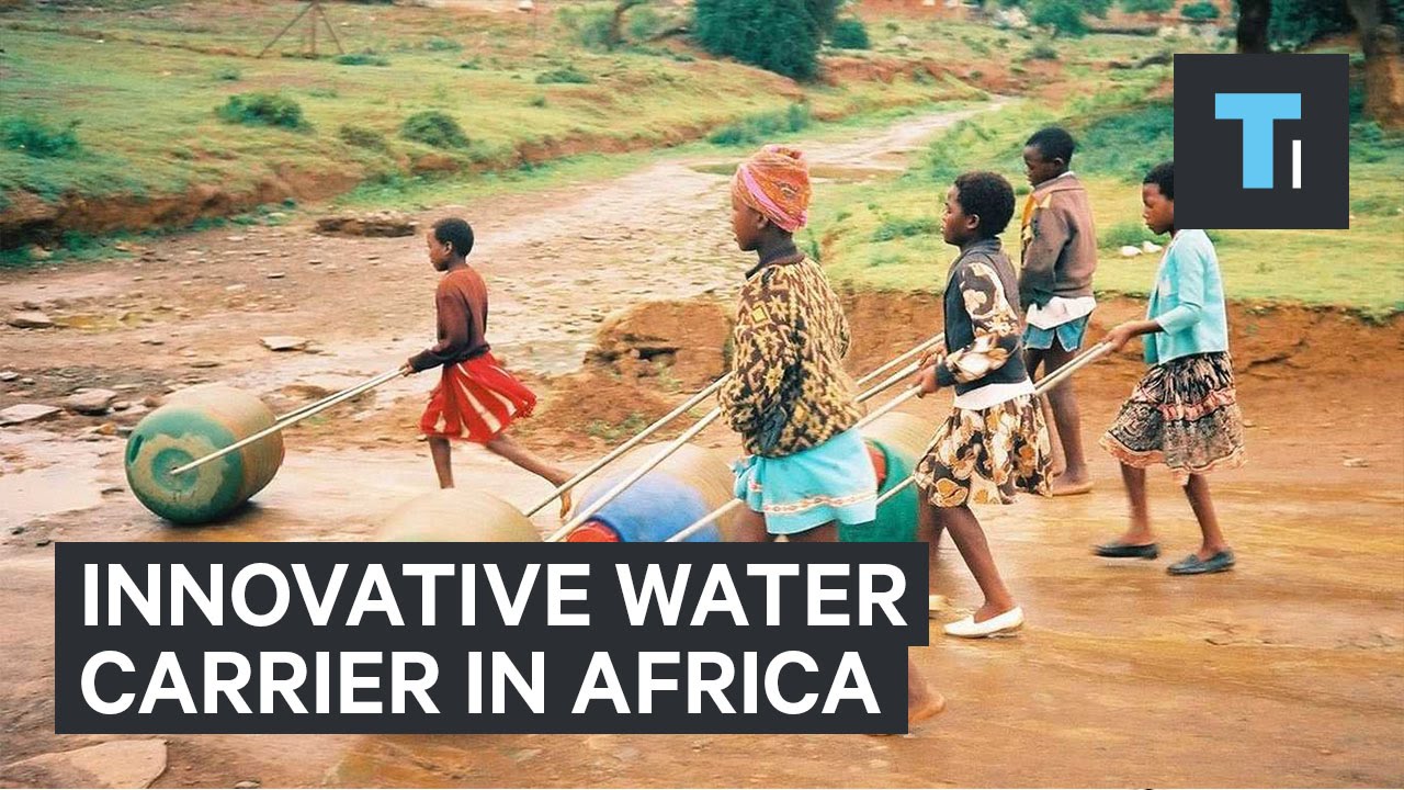 Innovative water carrier in Africa