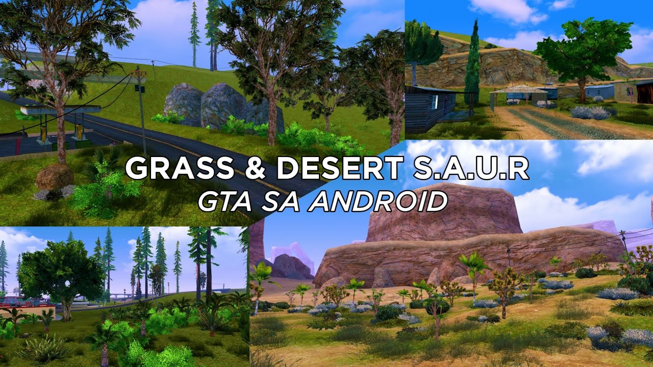 GRASS & DESERT SAUR GTA SA ANDROID
