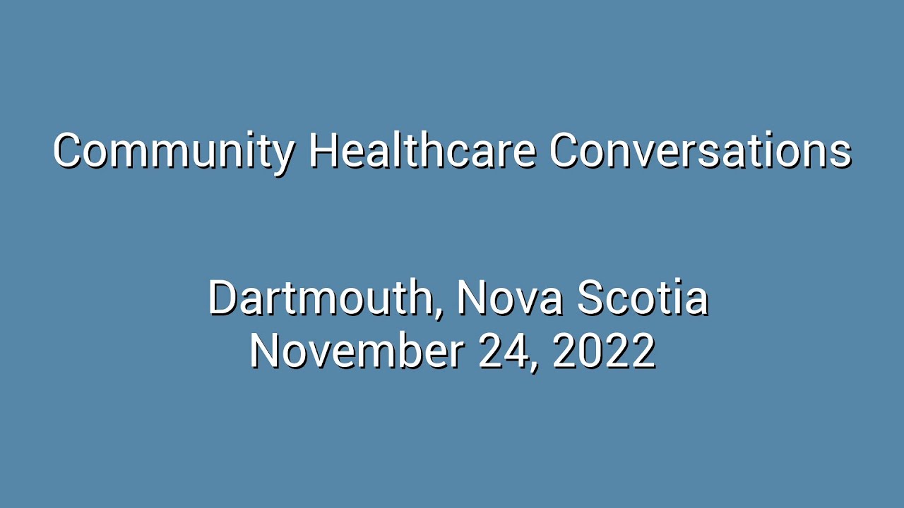 Community Healthcare Conversation - Dartmouth