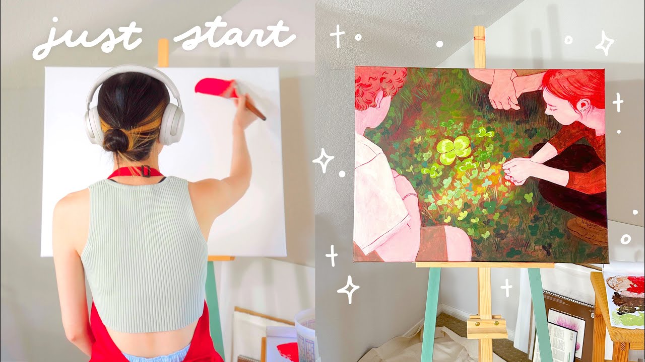 Вот ваш знак, чтобы начать рисовать 🎨✨ моя самая большая работа