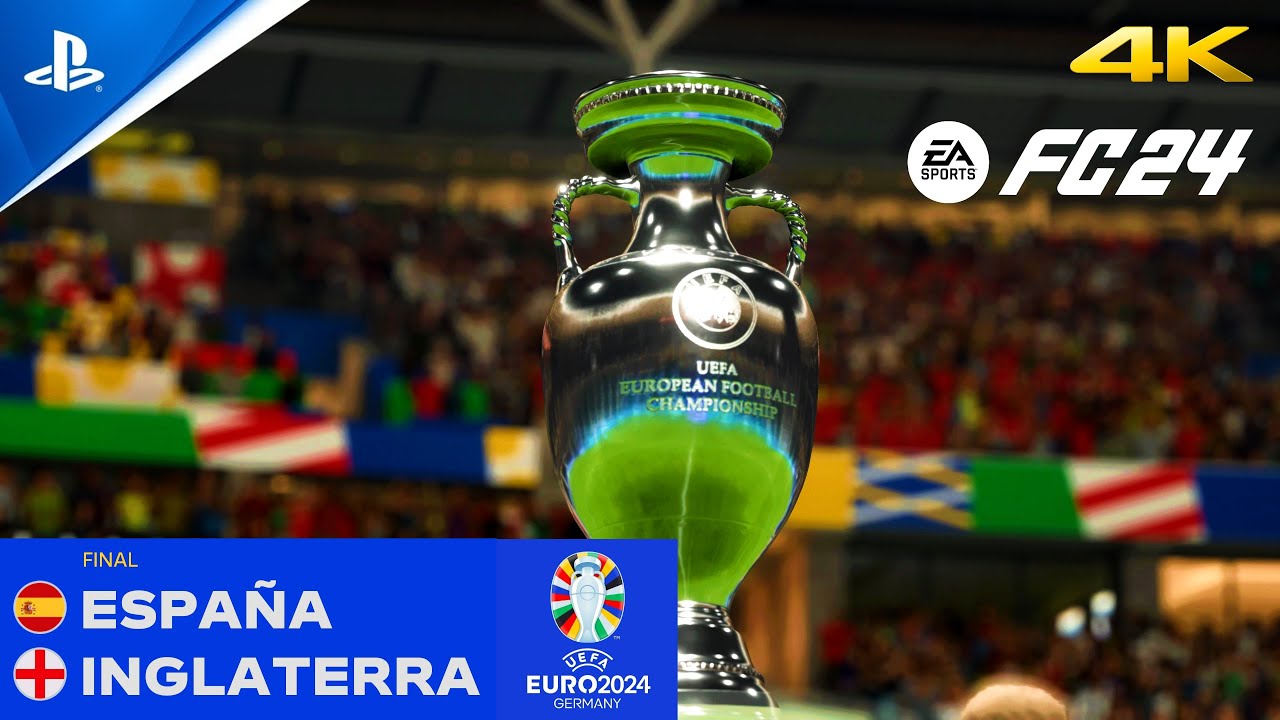 EA FC 24 - España vs Inglaterra - UEFA Euro 2024 Final- gameplay ps5 4K español latino