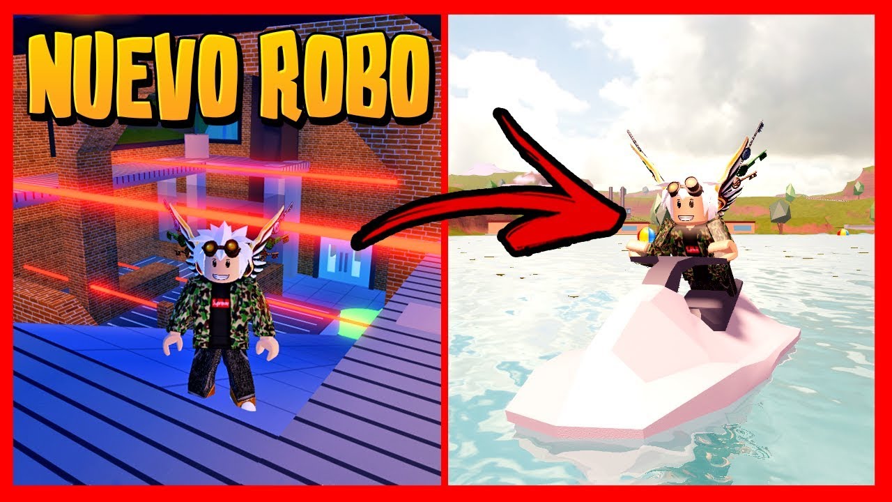 JAILBREAK *NUEVO ROBO* Y NUEVA MOTO DE AGUA - ACTUALIZACION Roblox