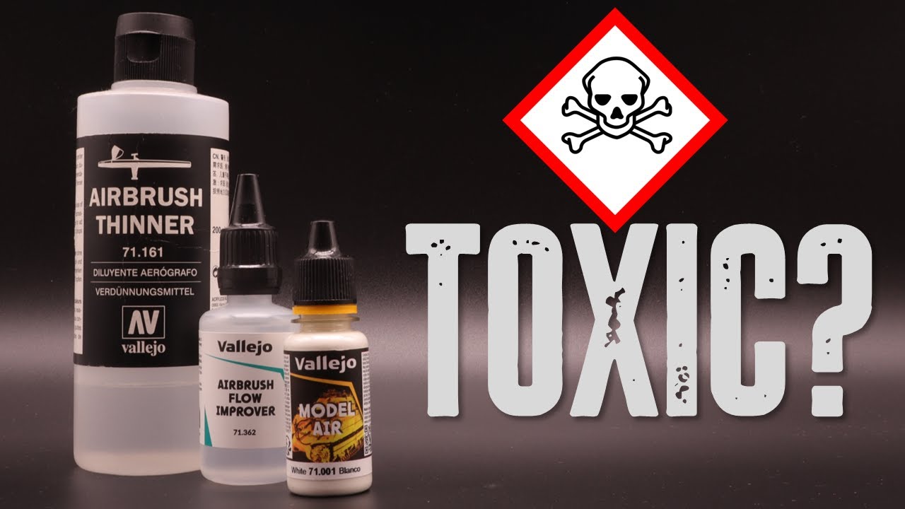 ARE ACRYLIC AIRBRUSH PAINTS & THINNERS REALLY NON-TOXIC? - Uncover the toxic ingredients in the SDS!