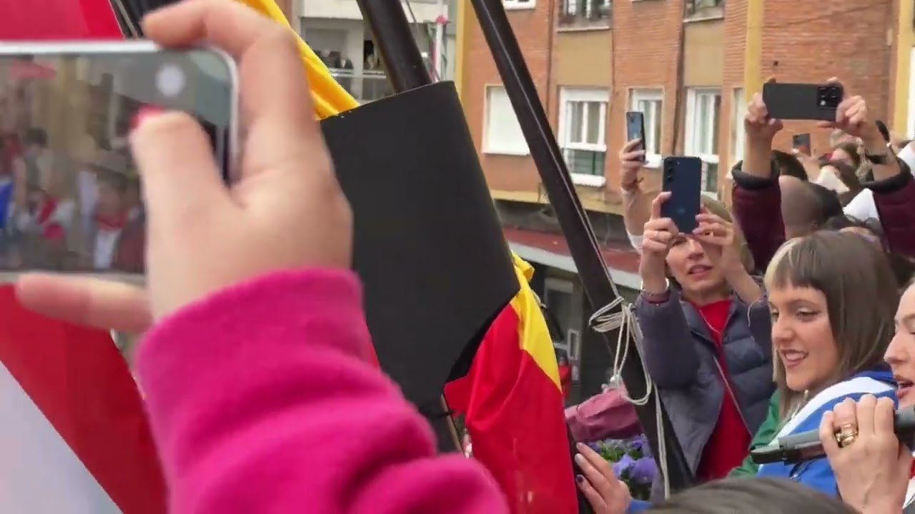 Calahorra est&aacute; de fiestas. As&iacute; ha sido el lanzamiento del cohete
