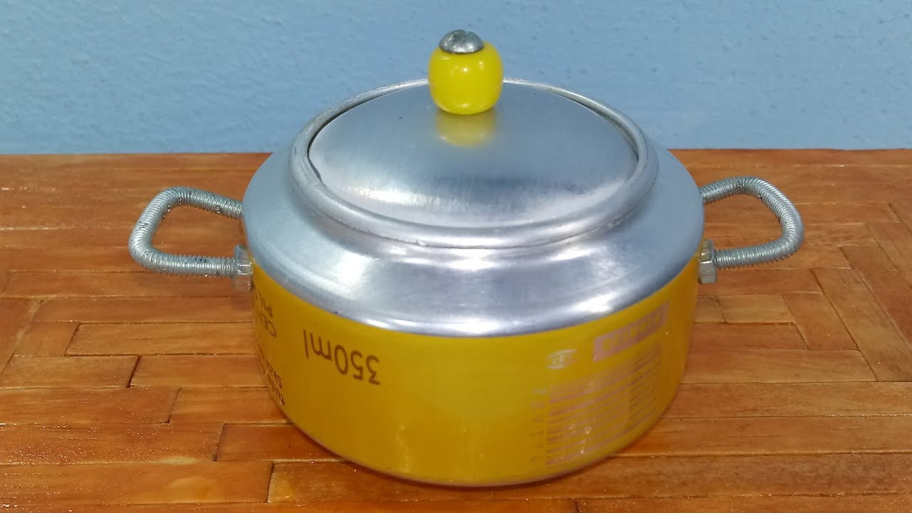 Como fazer uma panelinha de latinha