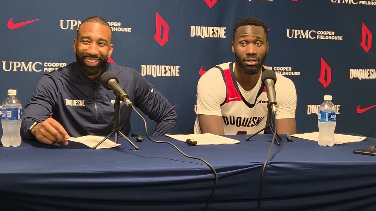 Duquesne MBB Dru Joyce III & David Dixon 2/18/26