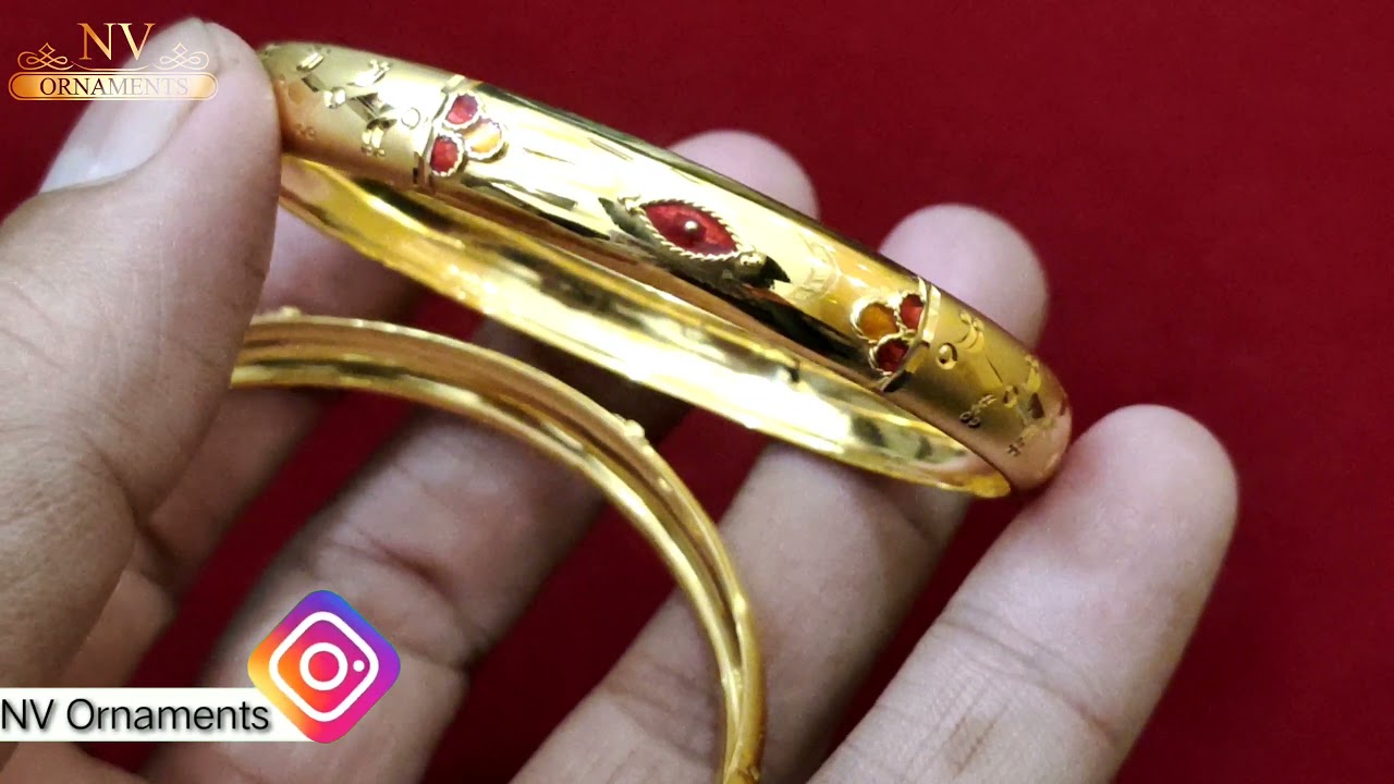 Gold bangles designs 2021 daily wear || 22k Gold Bangle design