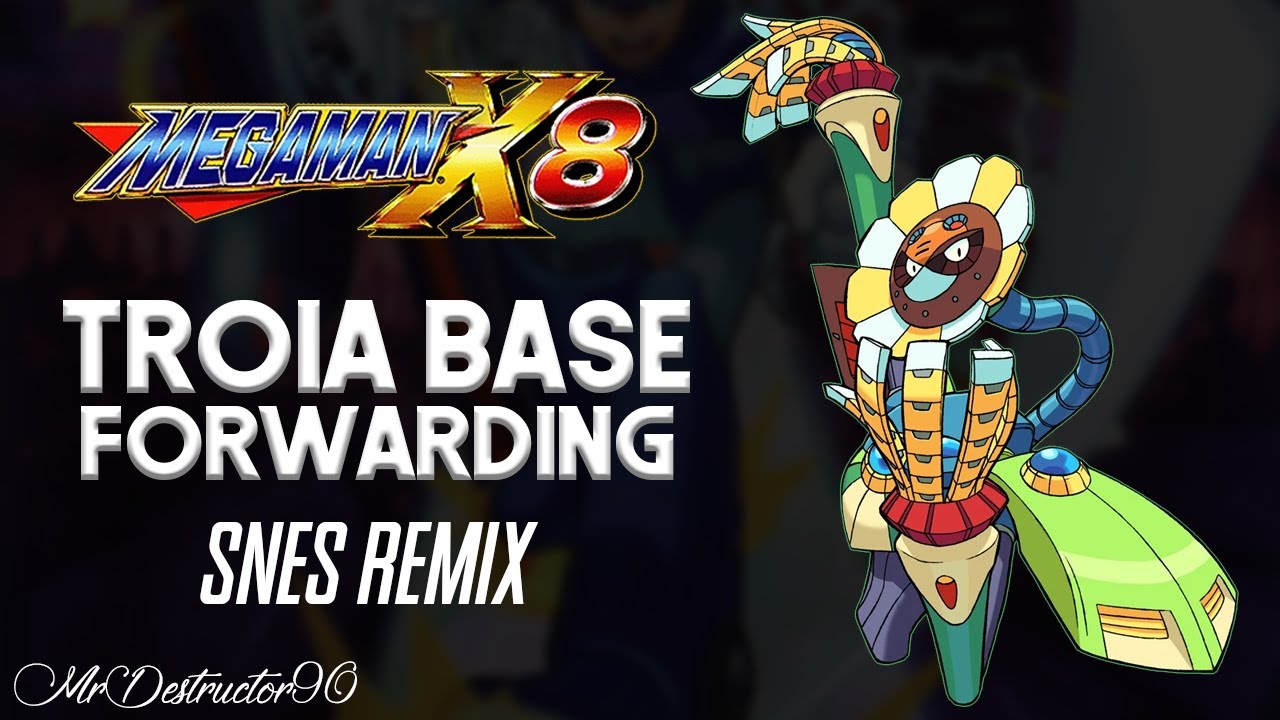 Mega Man X8 SNES Remix - 09 Troia Base ~ Forwarding (Optic Sunflower Stage 2)