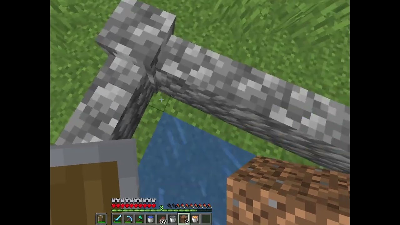 minecarft bilding iron farm part 3