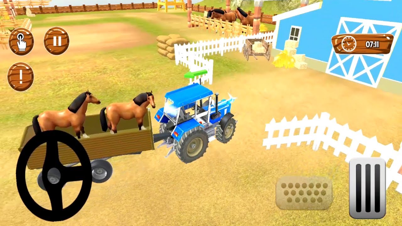 Grand Farming Simulator Tractor Driving Games - Animals Transport Android Gameplay Walkthrough