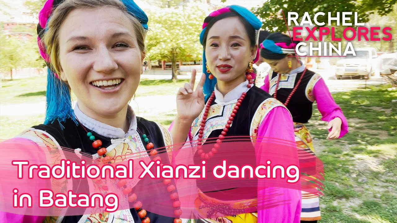 Traditional Xianzi dancing in Batang