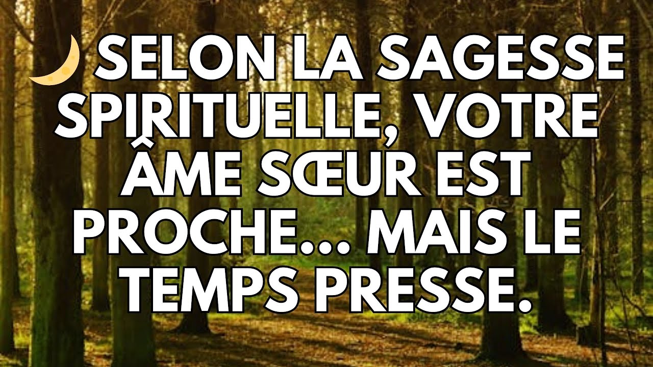🌙 Selon la sagesse spirituelle, votre âme sœur est proche… mais le temps presse.