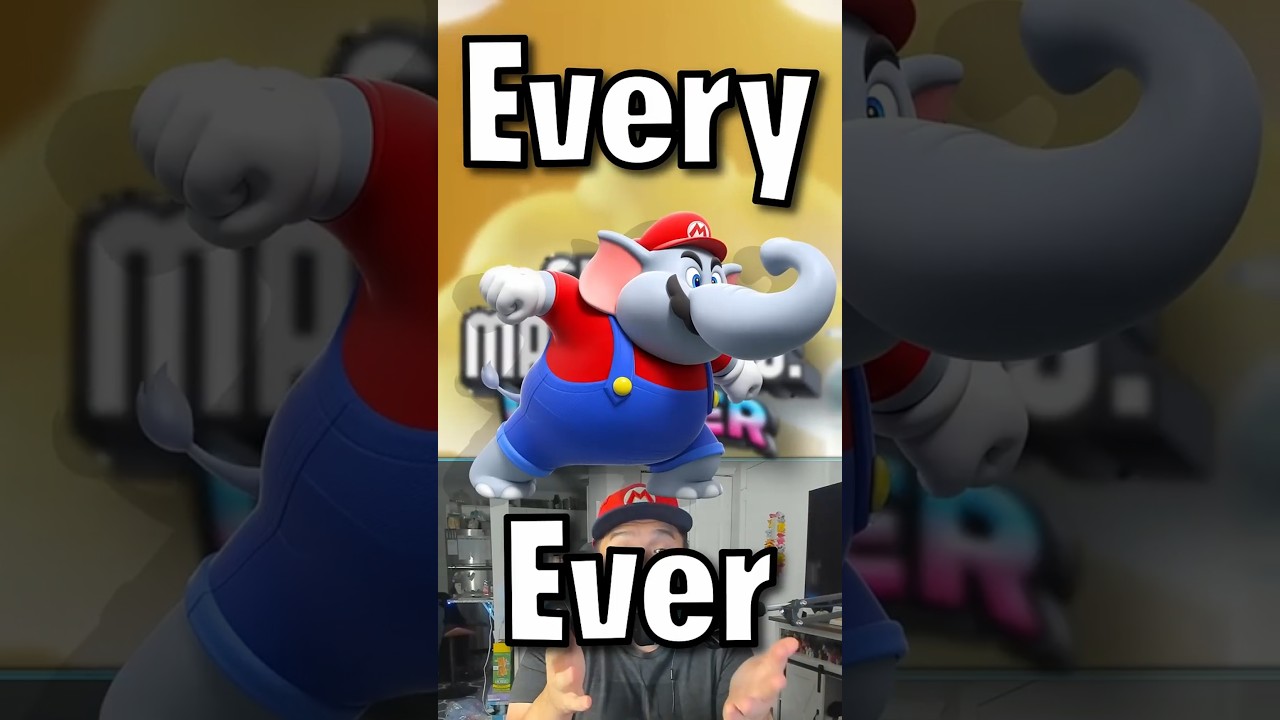 Every Mario Wonder Character Ever #shorts