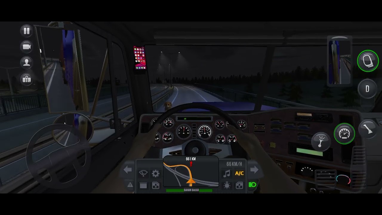 Truck simulator ultimate:tes jalan dan angkut barang dari mobile ke Athens#lifeisbutadream#gametruck