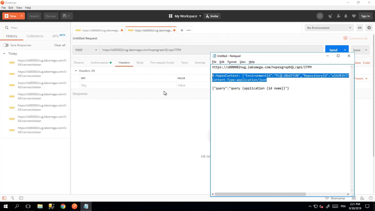 [How-to] How to query HOPEX ITPM with a GraphQL query through Postman