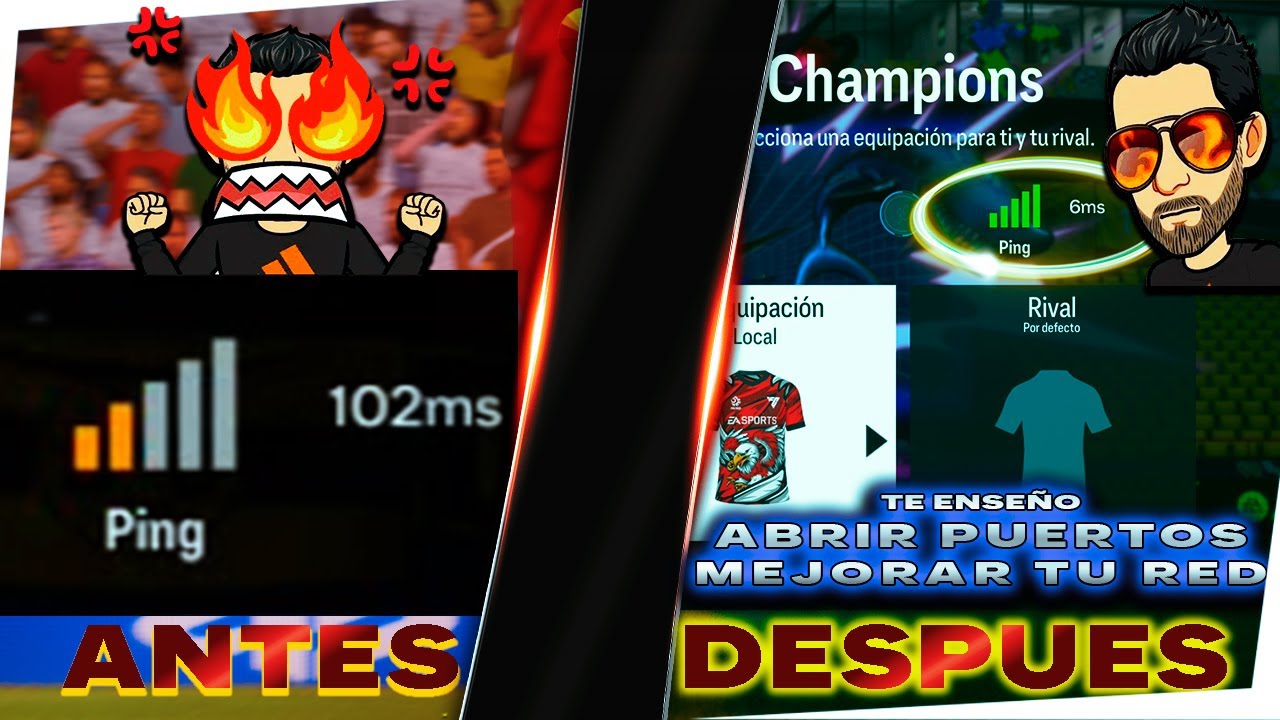 Mejorar tu conexión EA FC y bajar el ping