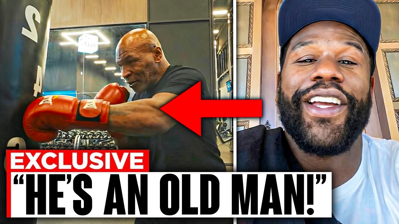 Floyd Mayweather ROASTS Mike Tyson’s NEW Training Video Before Their Fight