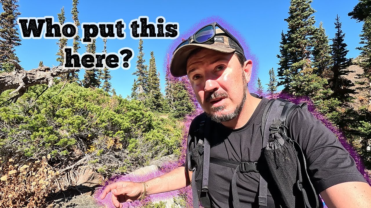 A Strange Find in the Forest - Wood Stove Camping at 9,000 Feet