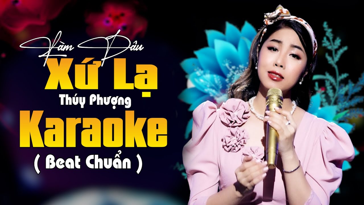 Karaoke Làm Dâu Xứ Lạ Beat Chuẩn Thúy Phượng #hatkaroke #bolerovietnam #beat