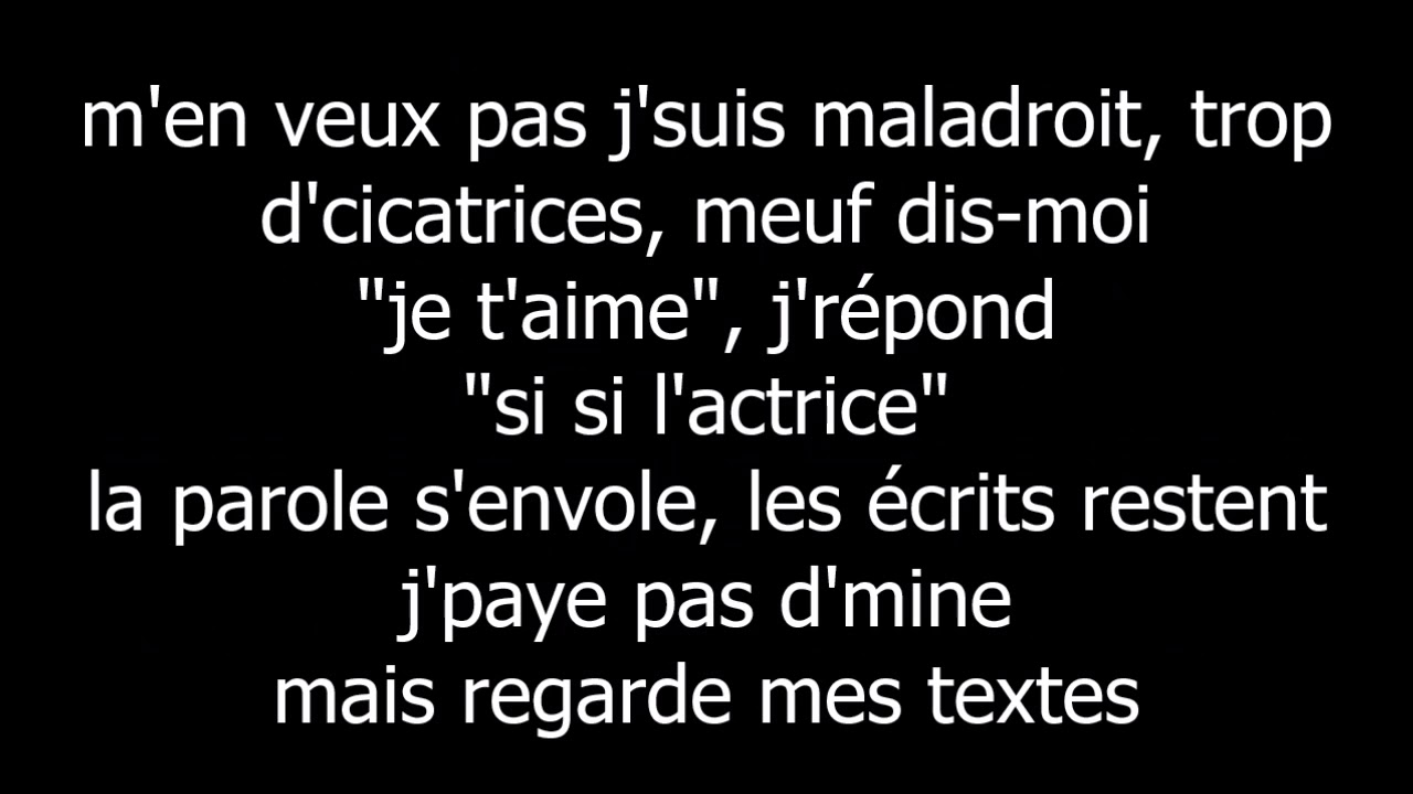 Ridsa • Laisse-moi parler • Paroles