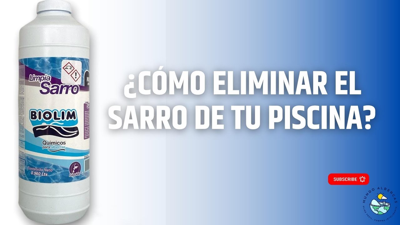 ¿Cómo eliminar el sarro de tu piscina?