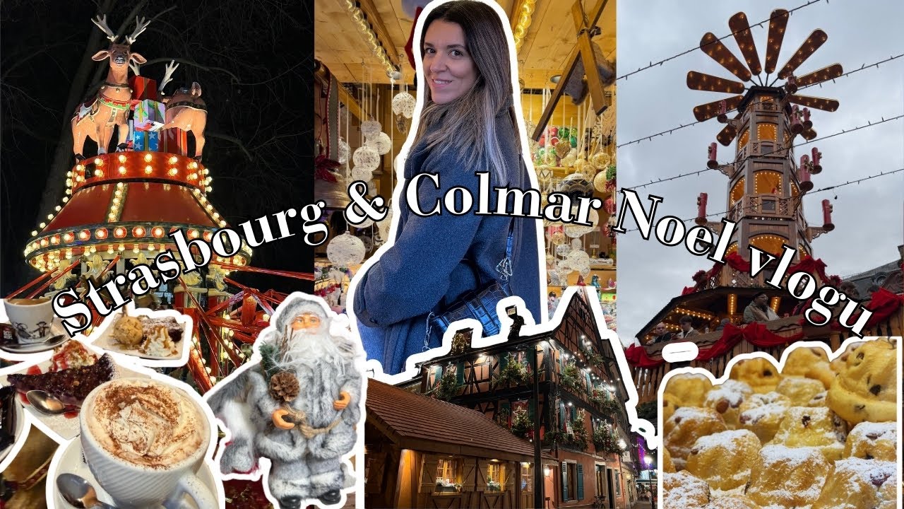 🍽️TABAĞIMDA STRASBOURG & COLMAR📍: NOEL PAZARLARI❄️ VE YEDİKLERİM🥨
