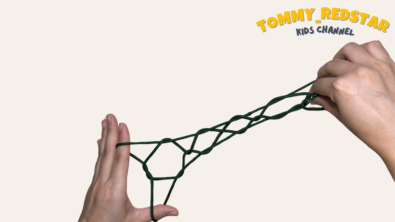 Tạo hình tháp eiffel bằng dây - How to make an Eiffel Tower shape with a string - Ayatori Game