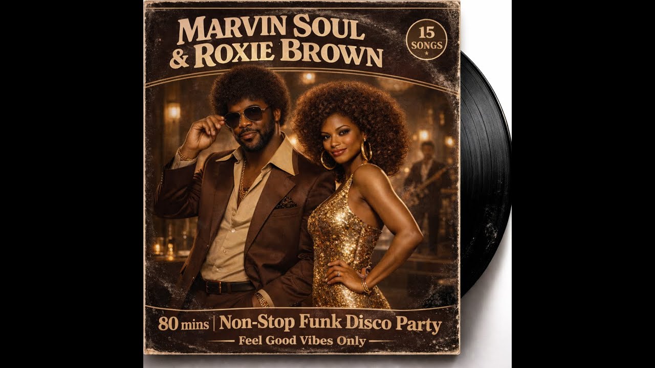 80 mins | Non-Stop Funk Disco Party – Feel Good Vibes Only | Marvin Soul & Roxie Brown | Noxavibe