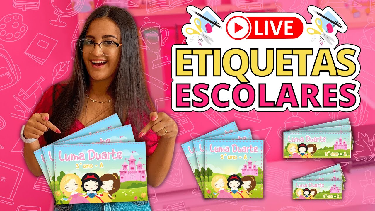 ETIQUETAS ESCOLARES | PASSO A PASSO DE COMO FAZER E COMO LUCRAR NA PAPELARIA PERSONALIZADA | DYI PAP