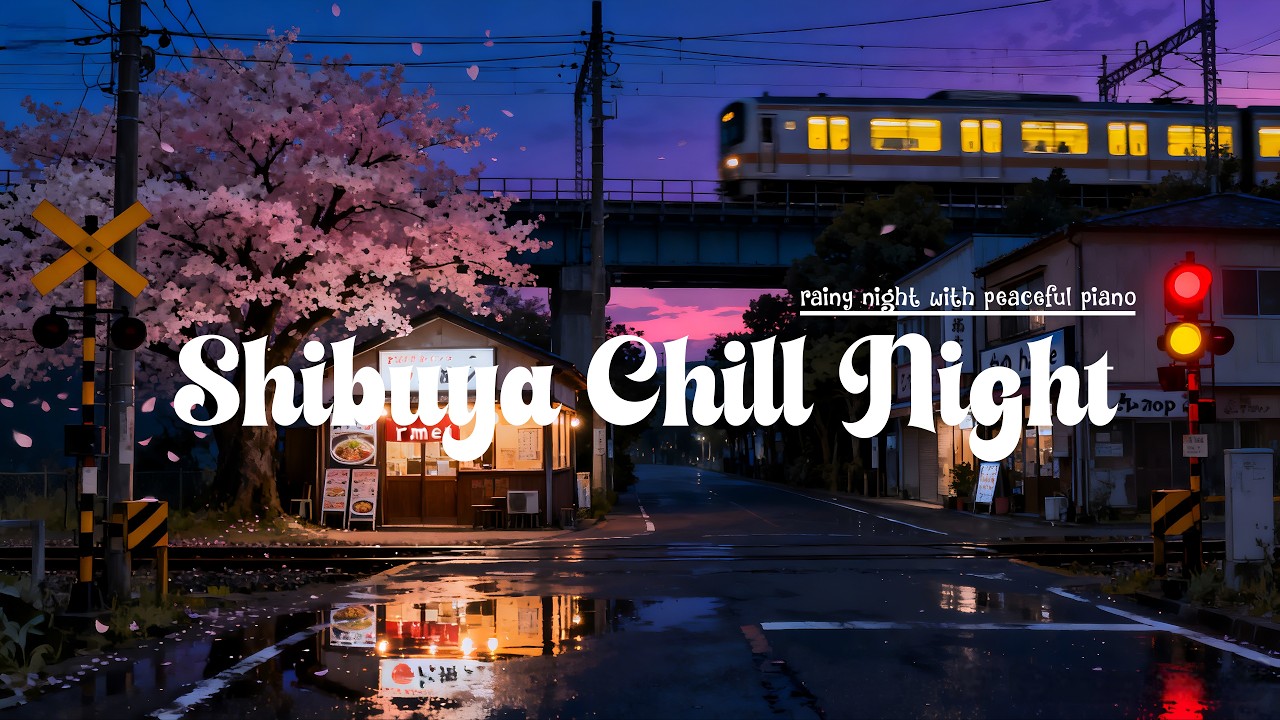 Japan Night Chill 🌧️ Lofi Chill Beats ⭐️Rain Chillhop Mix to make you Chill / Relax / Deep Focus