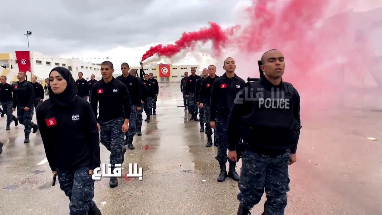 عروض كبرى في فنيات الشرطة وورشات استعراضية في حفل تخرج رقباء الأمن الوطني تحت اشراف وزير الداخلية