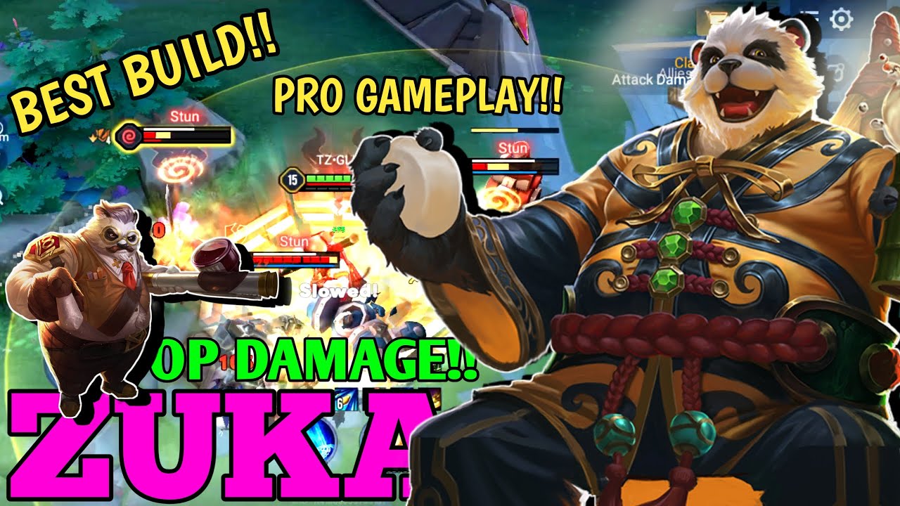 Zuka Best Build and Pro Gameplay | AoV | RoV | Liên Quân Mobile | CoT | Thunder Zone ||