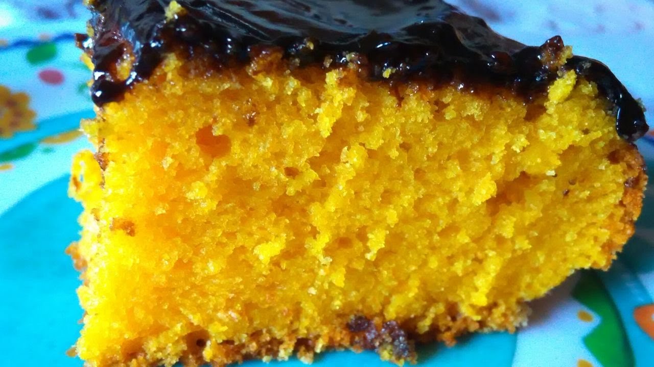 BOLO DE CENOURA SEM TRIGO E SEM LEITE, UMA DELÍCIA!   COBERTURA DE CHOCOLATE FÁCIL 🌼🌷🍮