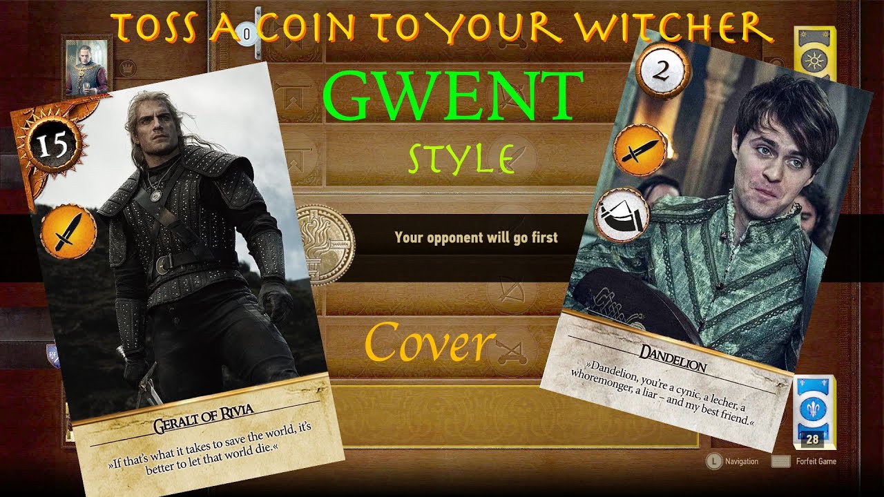 Toss a Coin to Your Witcher - Gwent Style Cover